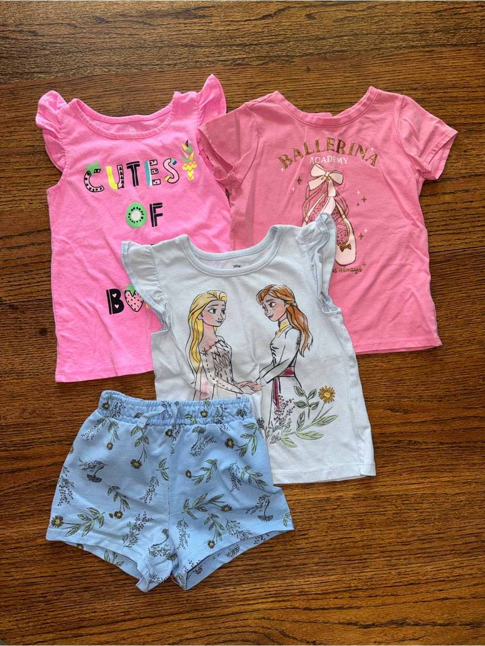 3t girls t shirts & matching set frozen Elsa ballet ballerina Disney
